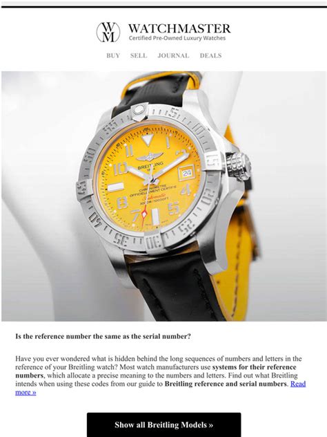 How to Interpret Breitling Reference Nu